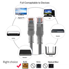 Load image into Gallery viewer, Cat5e Network Cable, Length: 1.5m, 1.5m Grey