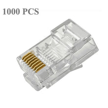 Load image into Gallery viewer, 1000 PCS RJ45 Connector Modular Plug, Normal quality, 1000 PCS