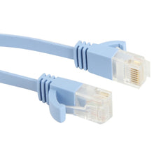 Load image into Gallery viewer, 10m Ultra-thin Flat Ethernet Network LAN Cable, CAT6, Length: 10m (Baby Blue)