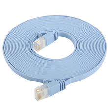 Load image into Gallery viewer, 5m Ultra-thin Flat Ethernet Network LAN Cable, CAT6, Length: 5m (Baby Blue)