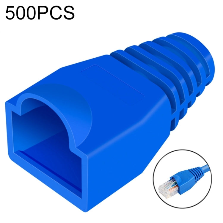 Network Cable Boots Cap Cover for RJ45, Green (500 pcs in one packaging , the price is for 500 pcs), 500 Pcs Grey, 500 Pcs Black, 500 Pcs Red, 500 Pcs Blue, 500 Pcs White, 500 Pcs Yellow, 500 Pcs Green