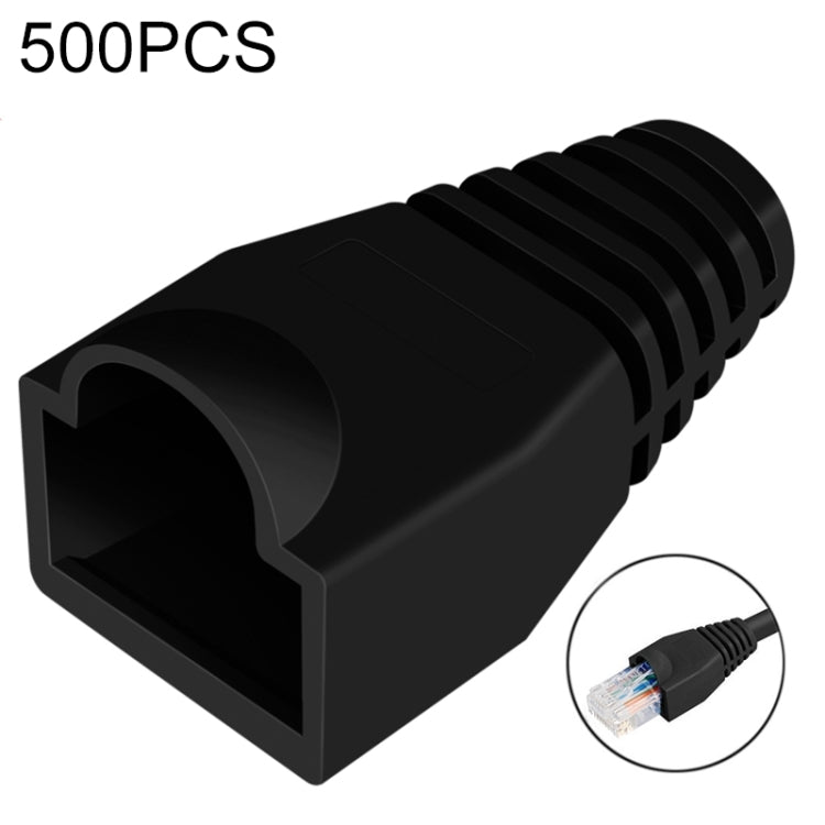 Network Cable Boots Cap Cover for RJ45, Green (500 pcs in one packaging , the price is for 500 pcs), 500 Pcs Grey, 500 Pcs Black, 500 Pcs Red, 500 Pcs Blue, 500 Pcs White, 500 Pcs Yellow, 500 Pcs Green