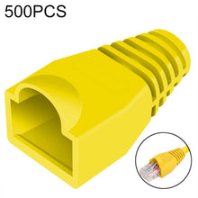 Load image into Gallery viewer, Network Cable Boots Cap Cover for RJ45, Green (500 pcs in one packaging , the price is for 500 pcs), 500 Pcs Grey, 500 Pcs Black, 500 Pcs Red, 500 Pcs Blue, 500 Pcs White, 500 Pcs Yellow, 500 Pcs Green