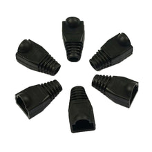 Load image into Gallery viewer, Network Cable Boots Cap Cover for RJ45, Black (100 pcs in one packaging , the price is for 100 pcs), 100 Pcs Black, 100 Pcs Red, 100 Pcs Blue, 100 Pcs White, 100 Pcs Green, 100 Pcs Grey, 100 Pcs Yellow