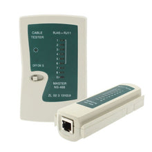 Load image into Gallery viewer, Network Cable Tester Rj45 Rj11 Rj12 Cat5 UTP LAN Networking Tool, RJ45/RJ11 Green