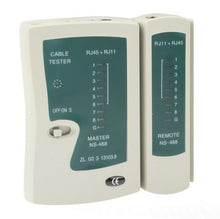 Load image into Gallery viewer, Network Cable Tester Rj45 Rj11 Rj12 Cat5 UTP LAN Networking Tool, RJ45/RJ11 Green
