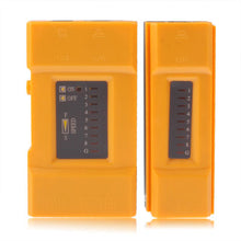 Load image into Gallery viewer, MINI RJ11 + RJ45 Dual-use Network Cable Tester, RJ45/RJ11 Orange