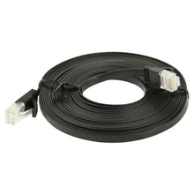 Load image into Gallery viewer, 5m CAT6 Ultra-thin Flat Ethernet Network LAN Cable, 5m Black