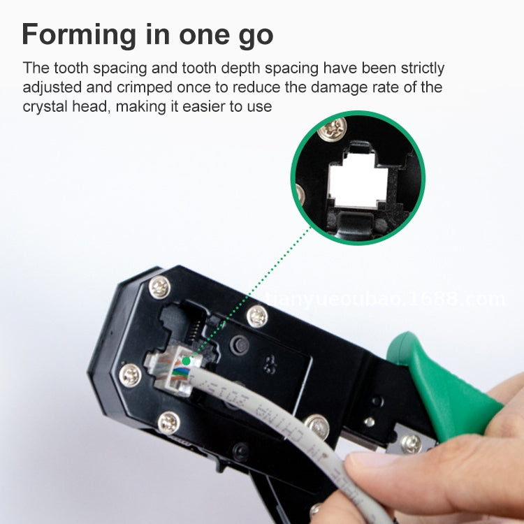 8P8C Handle Networking Crimper Pliers Tool, 8P8C/6P6C/4P4C/RJ11/RJ45/RJ12 Crimping Tool