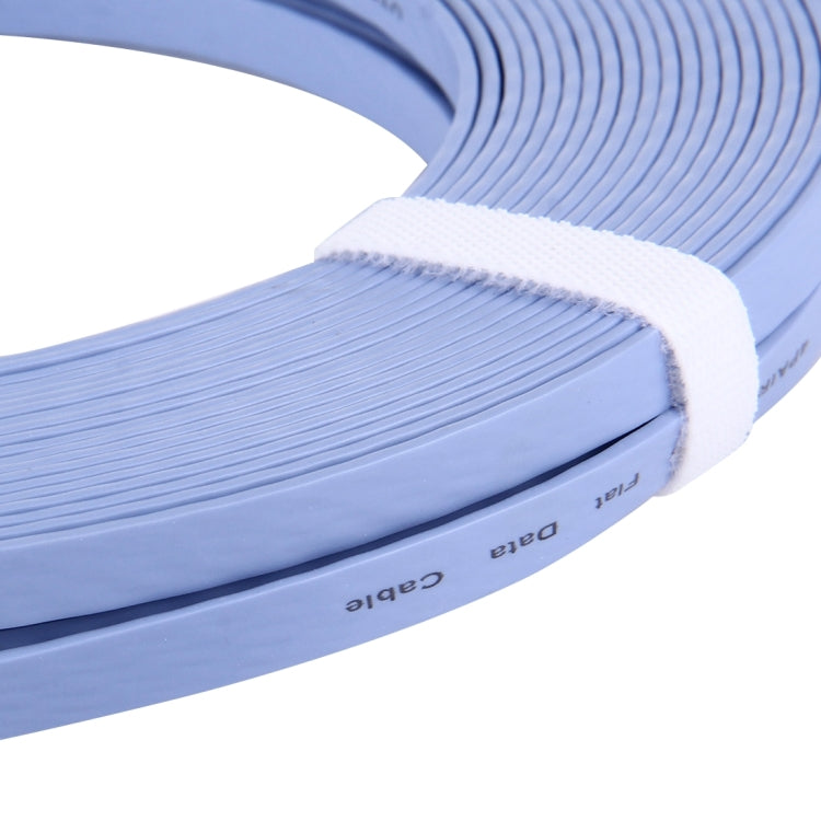 CAT6 Ultra-thin Flat Ethernet Network LAN Cable, 30m Blue