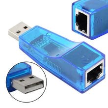 Load image into Gallery viewer, USB 1.1 RJ45 Lan Card 10/100M Ethernet Network Adapter