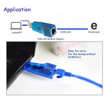 Load image into Gallery viewer, USB 1.1 RJ45 Lan Card 10/100M Ethernet Network Adapter