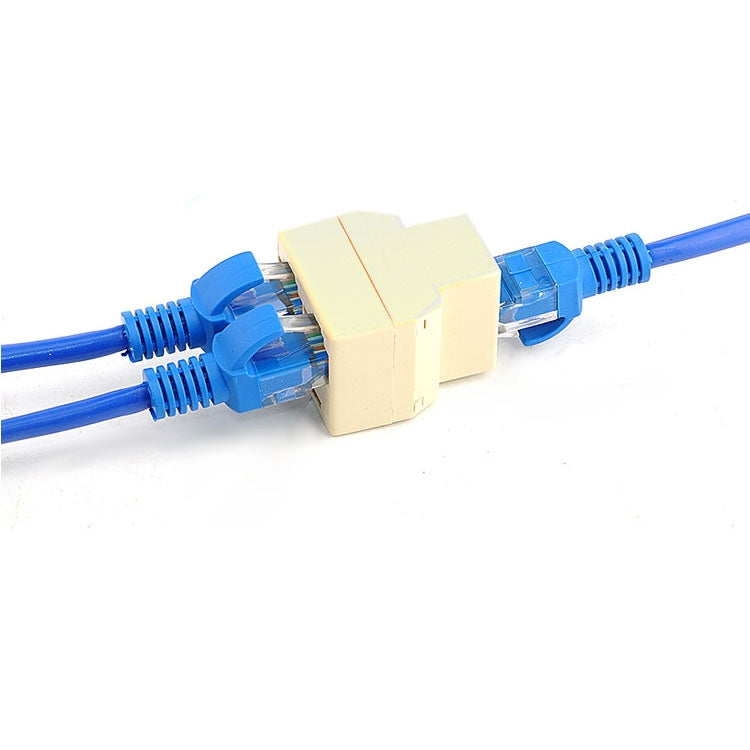 RJ45 1x2 Ethernet Connector Splitter, RJ45 Female to 2 Female