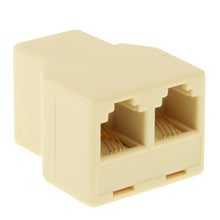 Load image into Gallery viewer, RJ11 Female to 2 Female Phone Splitter, RJ11 Female to 2 Female