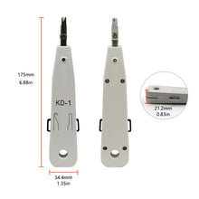 Load image into Gallery viewer, RJ45 / RJ12 / RJ11 Network BT Telephone Socket Multi Punch Insertion Tool(White)