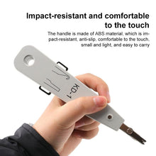 Load image into Gallery viewer, RJ45 / RJ12 / RJ11 Network BT Telephone Socket Multi Punch Insertion Tool(White)