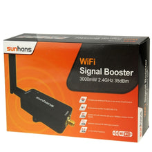 Load image into Gallery viewer, Sunhans SH24BTA-N 35dBm 2.4GHz 3W 11N/G/B WiFi Signal Booster WiFi Amplifier Wireless Repeater, SH24BTA-N