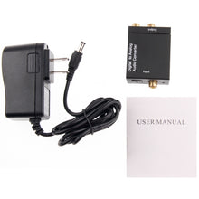 Load image into Gallery viewer, Digital to Analog Audio Converter , Spdif+Coaial to 2RCA--