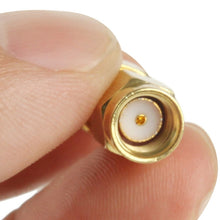 Load image into Gallery viewer, Gold Plated RP-SMA Male to RP-SMA Male Adapter, RP-SMA Male to RP-SMA Male