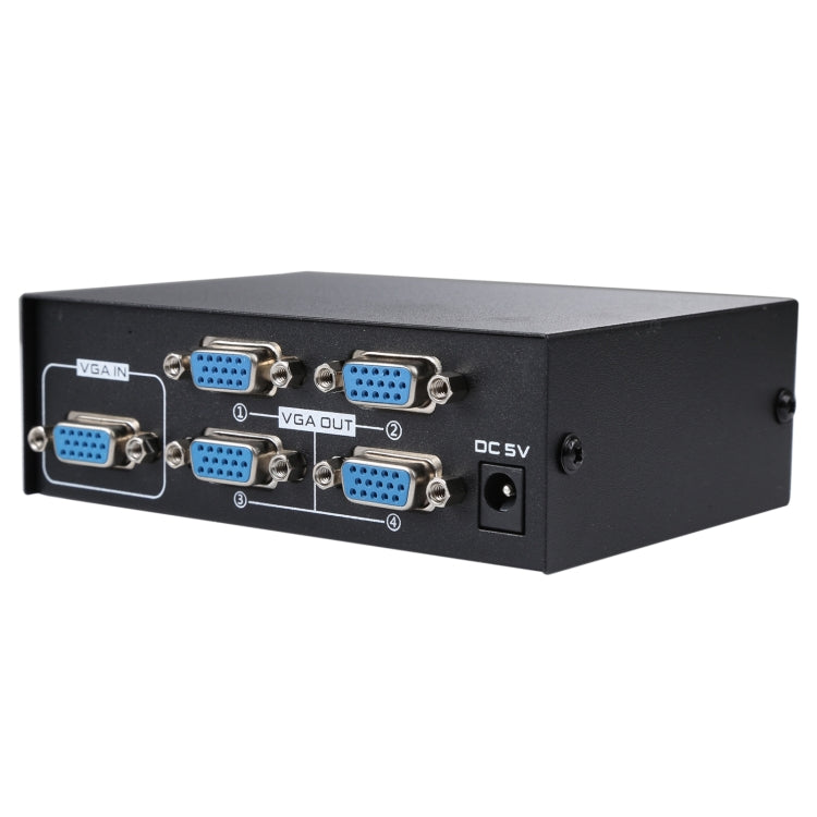 Mini 4 Ports VGA Splitter, 4 Ports