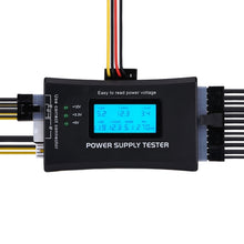 Load image into Gallery viewer, Digital LCD Display PC Computer 20/24 Pin Power Supply Tester Checker Power Measuring Diagnostic Tester Tool, ATX Connector with LCD