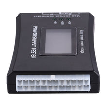 Load image into Gallery viewer, Digital LCD Display PC Computer 20/24 Pin Power Supply Tester Checker Power Measuring Diagnostic Tester Tool, ATX Connector with LCD