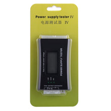 Load image into Gallery viewer, Digital LCD Display PC Computer 20/24 Pin Power Supply Tester Checker Power Measuring Diagnostic Tester Tool, ATX Connector with LCD