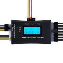 Load image into Gallery viewer, Digital LCD Display PC Computer 20/24 Pin Power Supply Tester Checker Power Measuring Diagnostic Tester Tool, ATX Connector with LCD