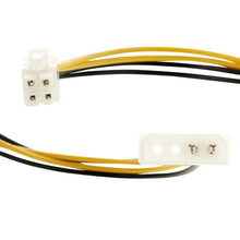 Load image into Gallery viewer, Motherboard Molex IDE 2-pin to 4-Pin ATX P4 12V ATX CPU Power Connector Adapter Cable, 2 Pin Male to 4 Pin Female