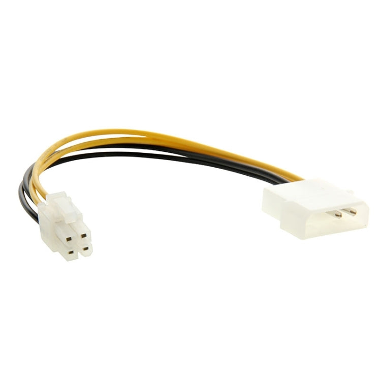 Motherboard Molex IDE 2-pin to 4-Pin ATX P4 12V ATX CPU Power Connector Adapter Cable, 2 Pin Male to 4 Pin Female