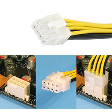 Load image into Gallery viewer, 8 pin Male to 8 pin Female Power Extension Cable, 8 Pin Male to 8 Pin Female