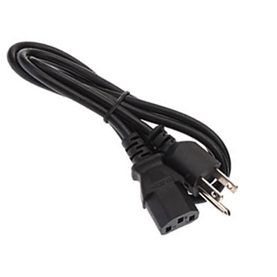 Universal US 3 Prong AC Power Cords for Desktop Computer Printer Monitor Plug, Cable Length: 1.2m, US Plug 2 Prong, Length: 1.2m