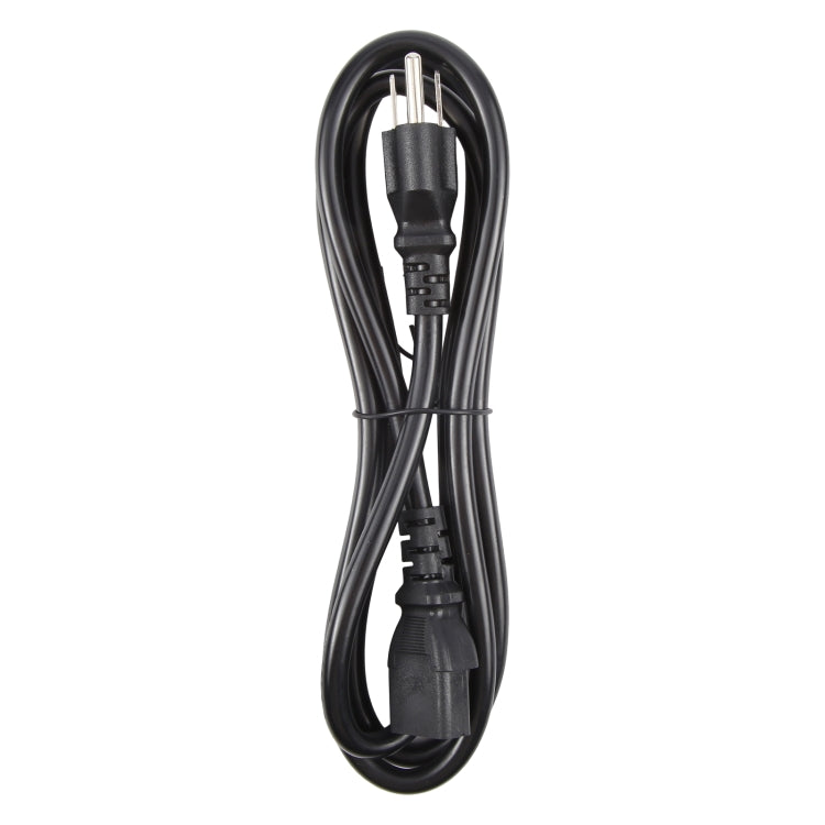 Universal US 3 Prong AC Power Cords for Desktop Computer Printer Monitor Plug, Length: 1.8m, 1.8m