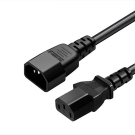 1.5m AC 3 Prong PC Power Extension Cord/Cable, 1.5m
