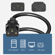 Load image into Gallery viewer, 1.5m AC 3 Prong PC Power Extension Cord/Cable, 1.5m