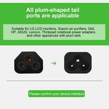 Load image into Gallery viewer, 3 Prong Style US Notebook Power Cord, Cable Length: 1.2m, US Plug, Length:1.2m