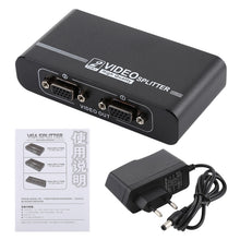 Load image into Gallery viewer, VGA-102A 1 to 2 Ports 1920 x 1440 VGA Splitter, 2 Ports