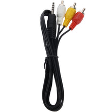 Load image into Gallery viewer, 3.5mm Male Stereo Jack to 3 Male RCA Plugs Cable, Length: 75cm