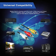 Load image into Gallery viewer, 3.5mm Male Stereo Jack to 3 Male RCA Plugs Cable, Length: 75cm