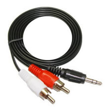 Load image into Gallery viewer, Jack 3.5mm Stereo to RCA Male Audio Cable, Length: about 2.7m, Length: 2.7m