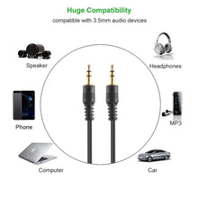 Load image into Gallery viewer, Aux cable, 3.5mm Male Mini Plug Stereo Audio Cable, 5m