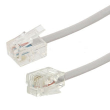 Load image into Gallery viewer, 4 Core RJ11 to RJ11 Telephone cable, Length: 1.5m, Length: 1.5m
