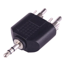 Load image into Gallery viewer, 2 RCA Male to 3.5mm Male Jack Audio Y Adapter, 2 RCA Male to 3.5mm