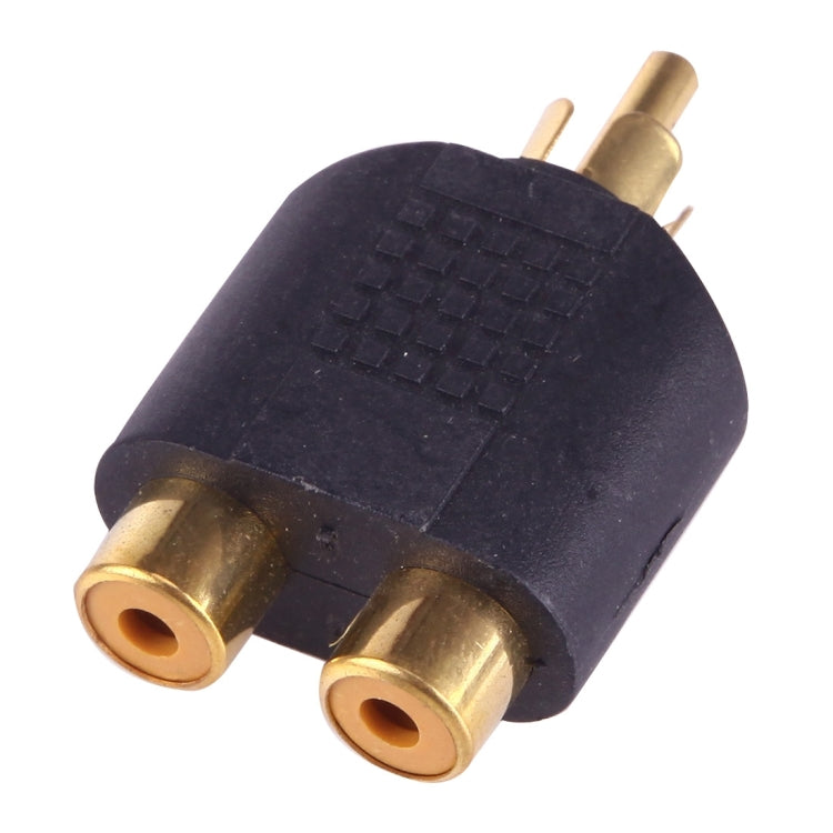 RCA plug to 2x RCA Sockets , 2 RCA Female to 1 RCA Male