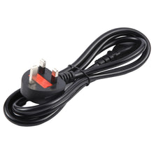 Load image into Gallery viewer, Big UK Plug Computer PC Power Cord 3 Pin Cable, Length:1.5m, 1.5m