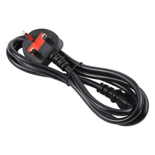 Load image into Gallery viewer, Big UK Plug Computer PC Power Cord 3 Pin Cable, Length:1.5m, 1.5m