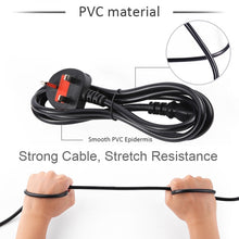 Load image into Gallery viewer, Big UK Plug Computer PC Power Cord 3 Pin Cable, Length:1.5m, 1.5m