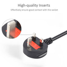 Load image into Gallery viewer, Big UK Plug Computer PC Power Cord 3 Pin Cable, Length:1.5m, 1.5m