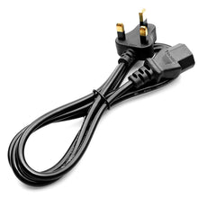 Load image into Gallery viewer, Small UK Power Cord, Cable Length: 1.5m, Small UK Plug, Length: 1.5m
