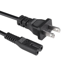 Load image into Gallery viewer, 1.2m 2 Prong Style US Notebook Power Cord, US Plug, Length:1.2m